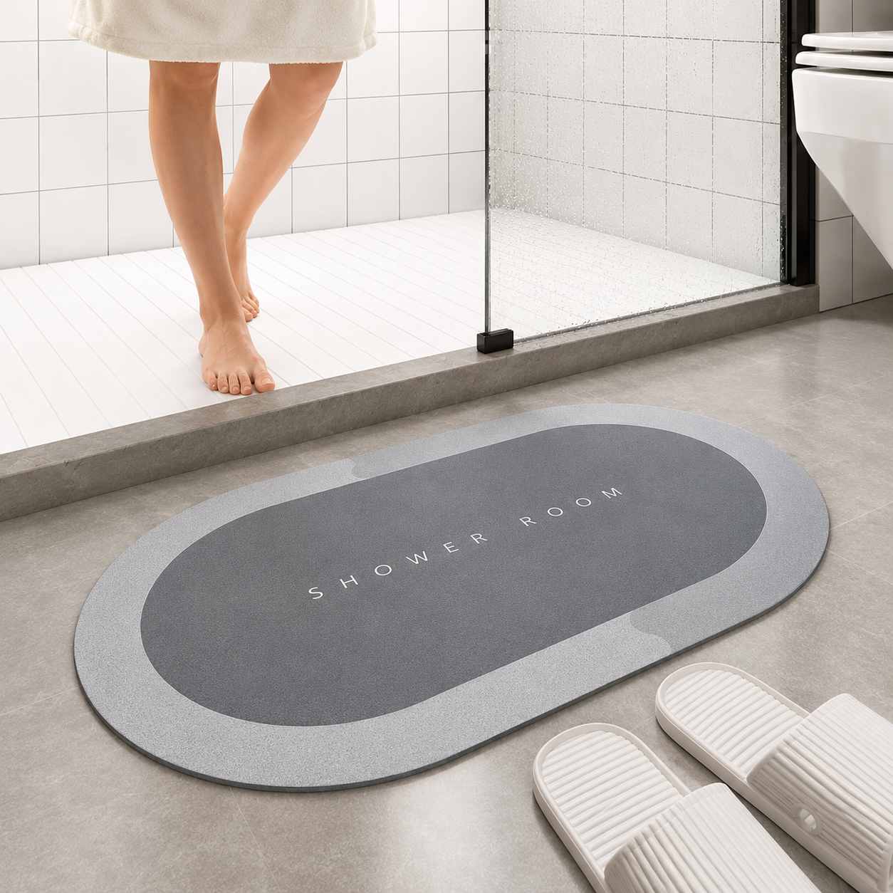 Alfombra Nuvana™ 60x40 cm – Absorción Instantánea y Máxima Seguridad | 1+1 GRATIS
